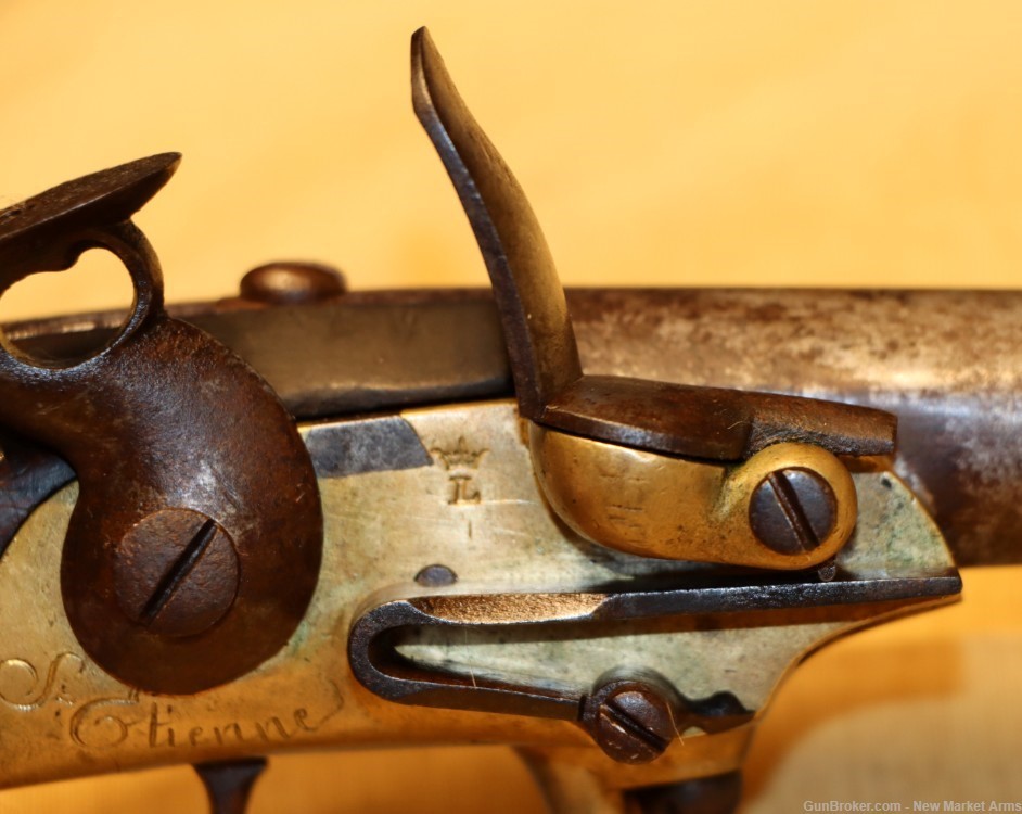 Rare US Revolutionary War-era French Model 1777 Flintlock Pistol c. 1780-img-18