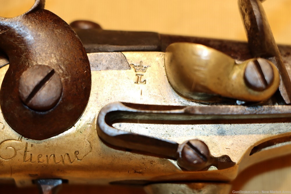 Rare US Revolutionary War-era French Model 1777 Flintlock Pistol c. 1780-img-11