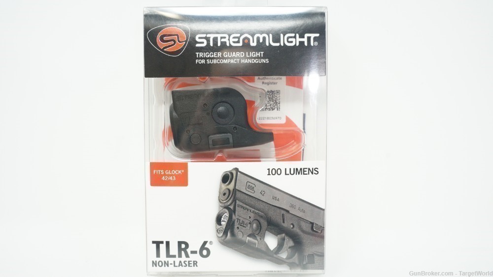 STREAMLIGHT TLR-6 TACTICAL LIGHT  GLOCK 42 GLOCK 43 (STR69280)-img-0