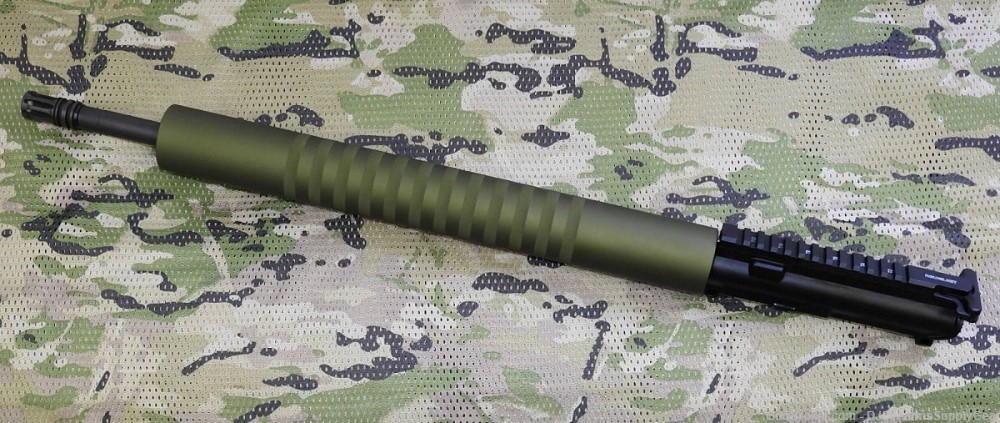 AR-15 Match Grade 20" Complete Upper Receiver 16.5" OD Green Free Float HG-img-2