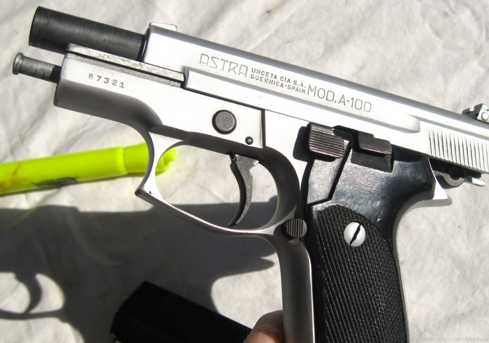 ASTRA A-100 IN 9MM-ALLOY FRAME, GOOD CONDITION-img-3