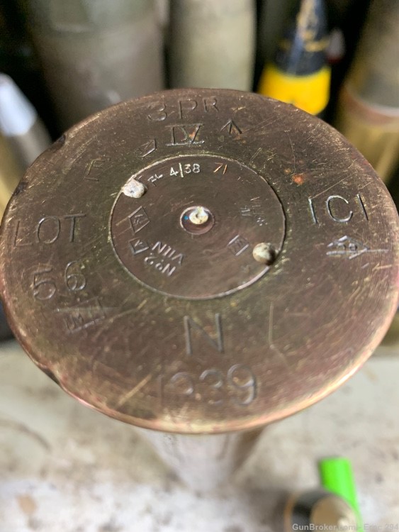 WW2 1939 dated British Naval 3pdr 47mm AP round -img-8