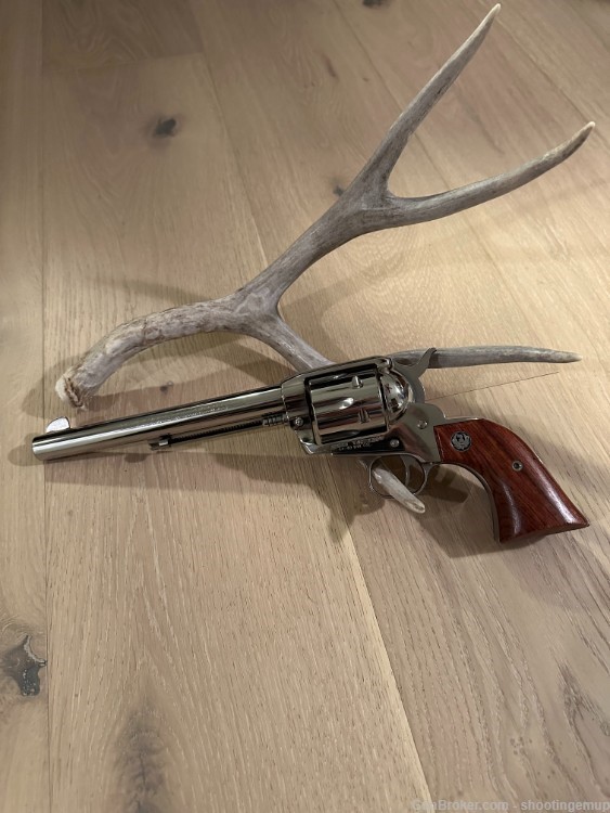 Ruger Old Model Vaquero, 44-40, Stainless -img-0