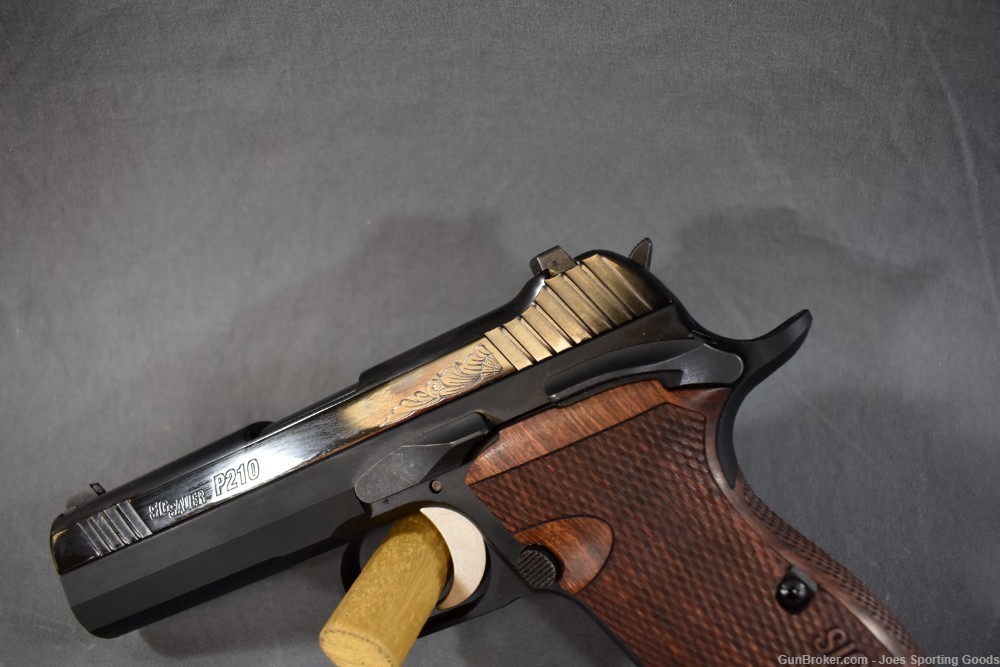 NiB - Sig Sauer P210 Carry - 9mm Semi-Auto Pistol w/ Factory Case & 3 Mags-img-7