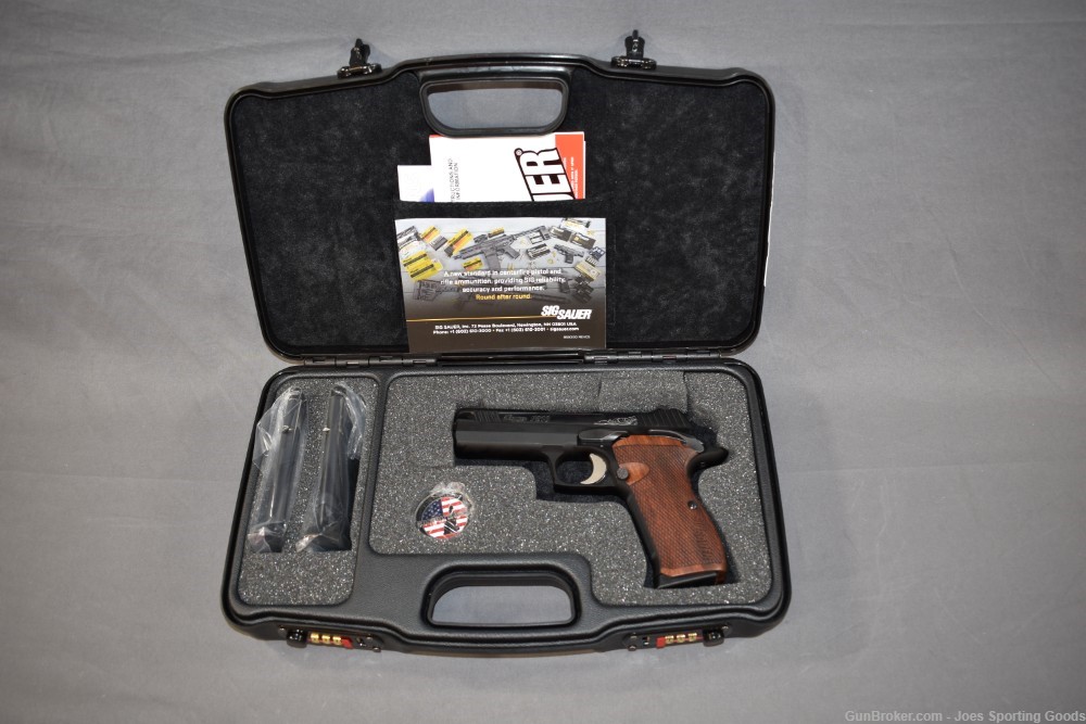 NiB - Sig Sauer P210 Carry - 9mm Semi-Auto Pistol w/ Factory Case & 3 Mags-img-0
