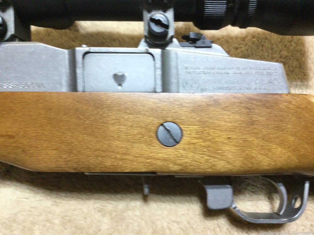 RUGER MINI-14 STAINLESS RANCH RIFLE in .223 Rem Cal. W/Acc’s-img-7