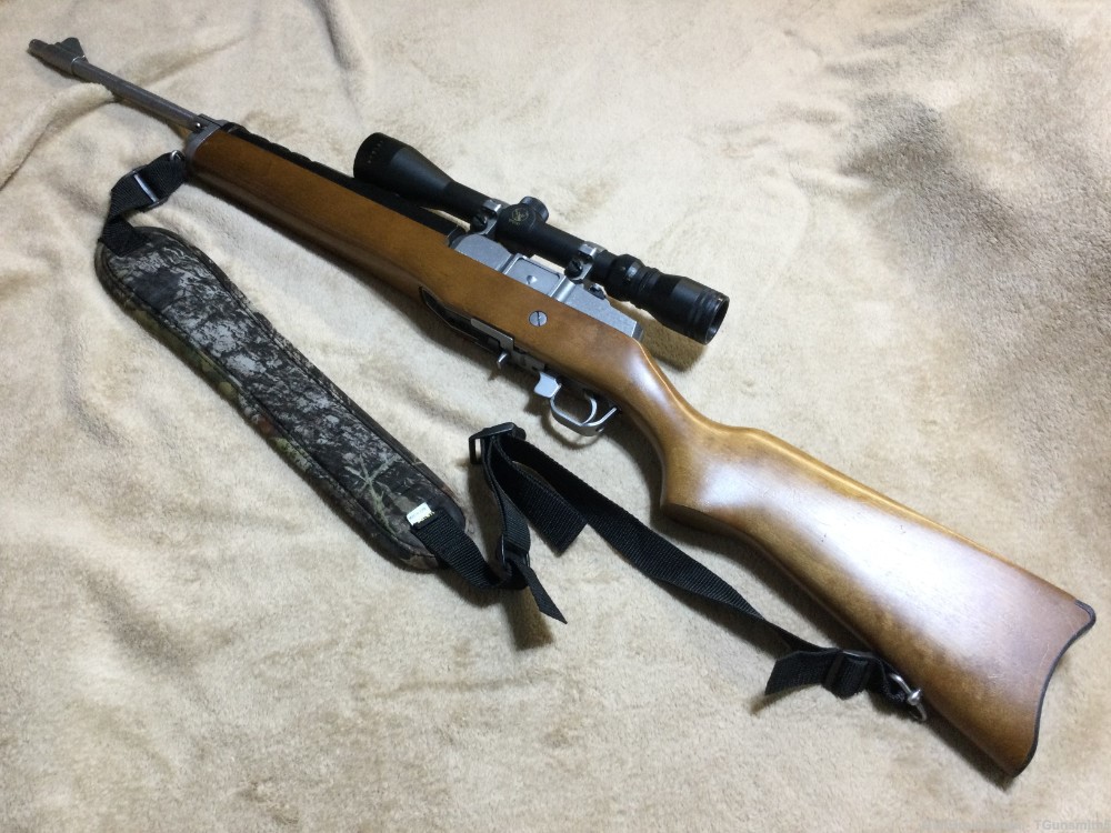 RUGER MINI-14 STAINLESS RANCH RIFLE in .223 Rem Cal. W/Acc’s-img-1
