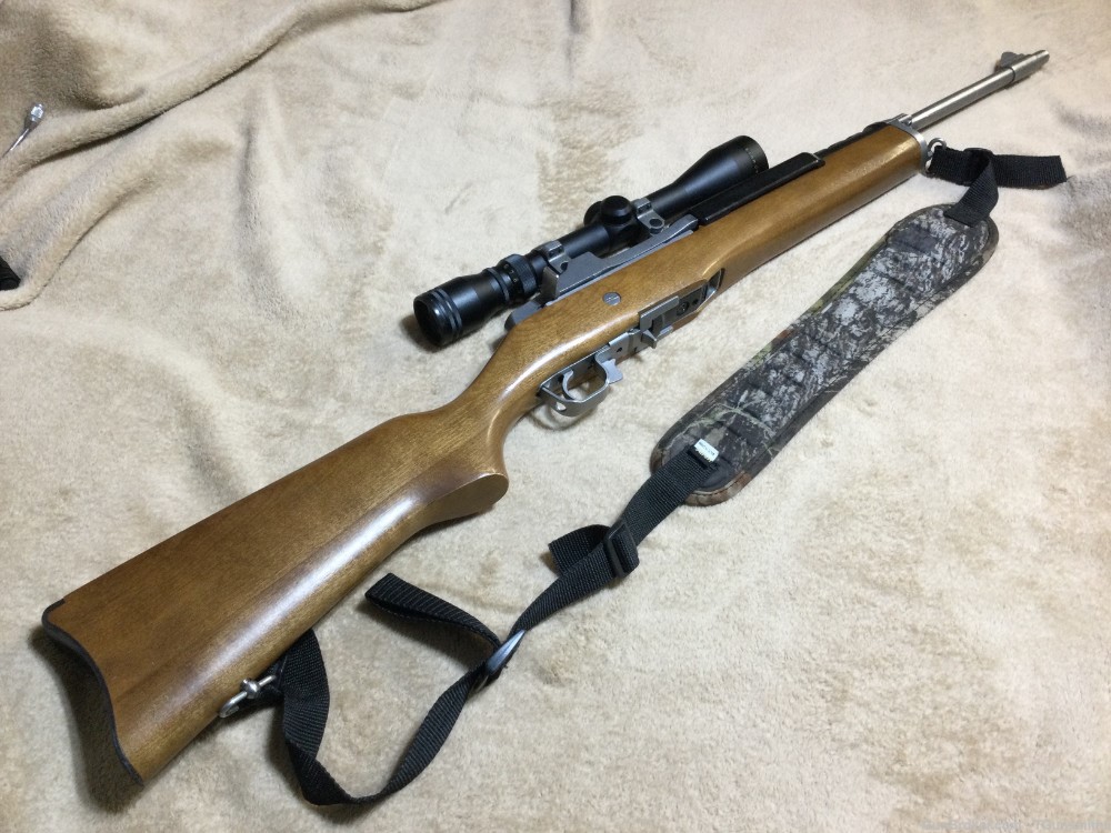 RUGER MINI-14 STAINLESS RANCH RIFLE in .223 Rem Cal. W/Acc’s-img-0