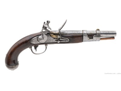 U.S. Model 1816 Flintlock pistol by S. North .54 caliber (AH8442)