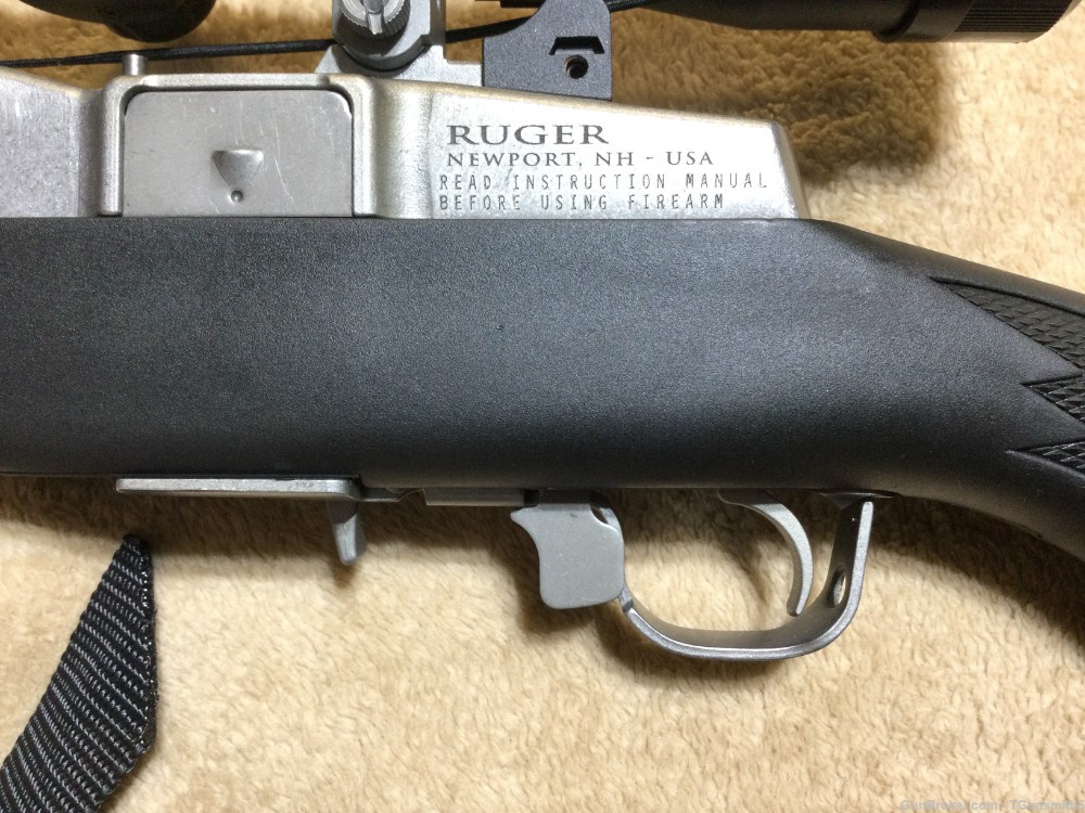 RUGER MINI-30 STAINLESS RIFLE in 7.62x39 Cal. W/Acc’s-img-5