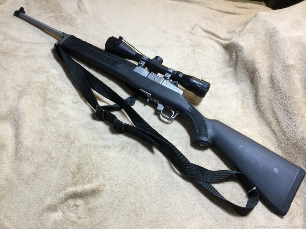 RUGER MINI-30 STAINLESS RIFLE in 7.62x39 Cal. W/Acc’s-img-1