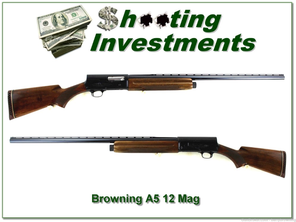 Browning A5 72 Belgium Magnum 12 Ga 30in Vent Rib Exc Cond!-img-0