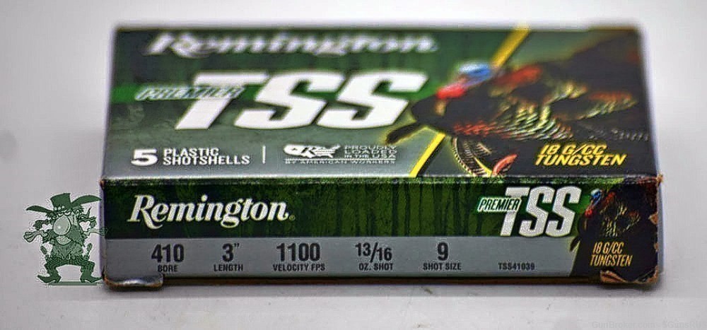 410 TSS Remington .410 3" No.9 Shot Shells TSS TUNGSTEN SUPER SHOT 5 Rounds-img-1
