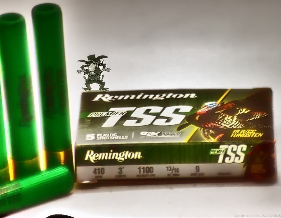 410 TSS Remington .410 3" No.9 Shot Shells TSS TUNGSTEN SUPER SHOT 5 Rounds-img-2