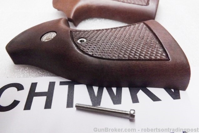 Charter Arms Grip Screw & Escutcheons Wood Grips-img-7