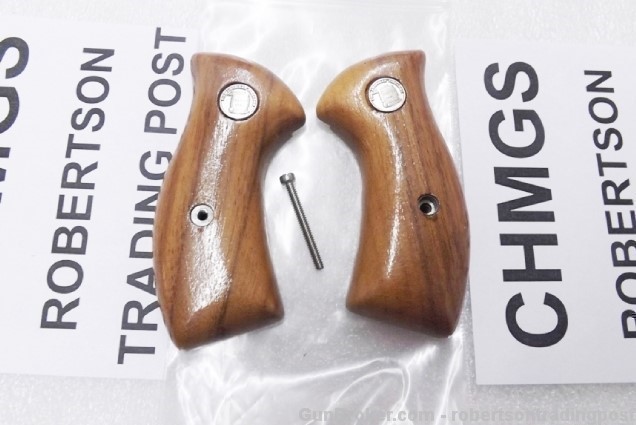 Charter Arms Grip Screw & Escutcheons Wood Grips-img-5