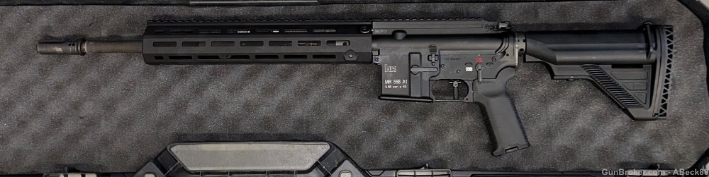 HK MR556A1 rifle with Surefire Warcomp and Custom JP Trigger-img-0