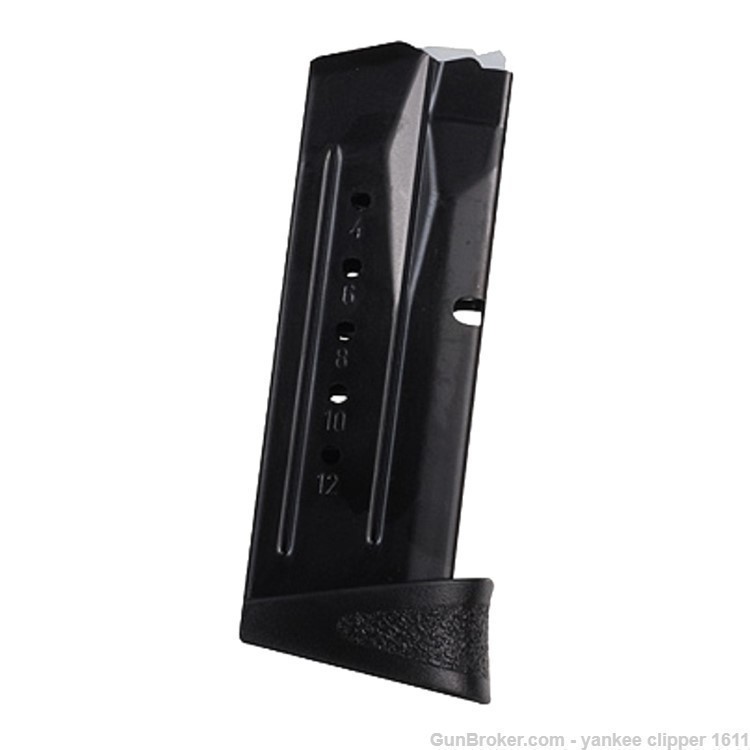 SMITH & WESSON M&P 9 Compact 9mm 12Rd Magazine New Factory w/Grip X-img-1