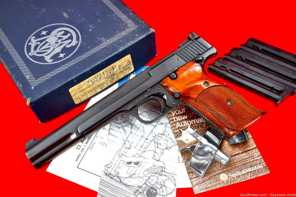 Scarce & Desired Smith & Wesson 41 .22LR 7" Barrel & Original Box ANIB-img-0