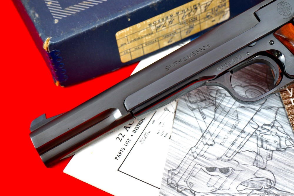 Scarce & Desired Smith & Wesson 41 .22LR 7" Barrel & Original Box ANIB-img-3