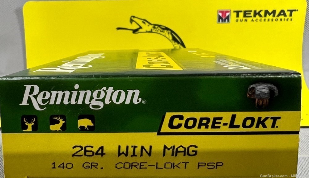 Remington Core-Lokt .264 Winchester Mag Ammunition. One Box. -img-0