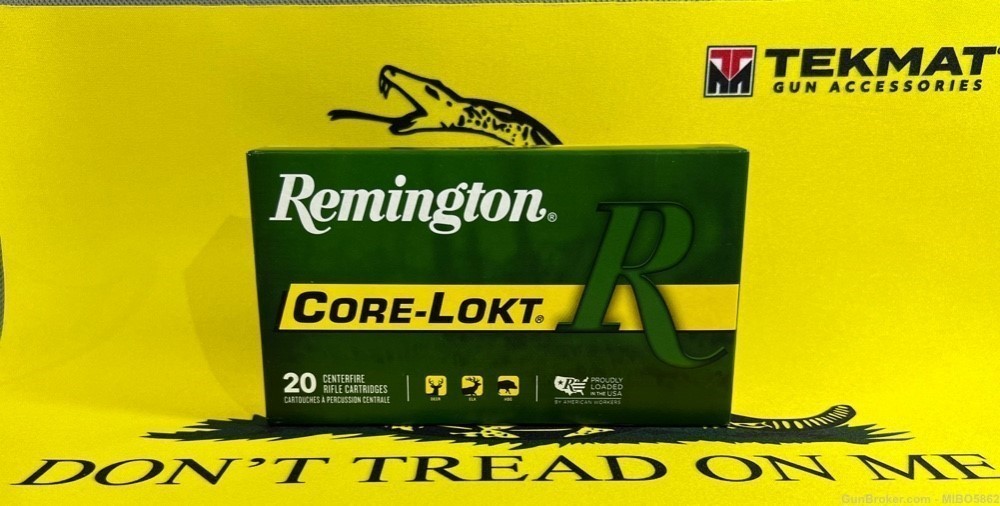 Remington Core-Lokt .264 Winchester Mag Ammunition. One Box. -img-1