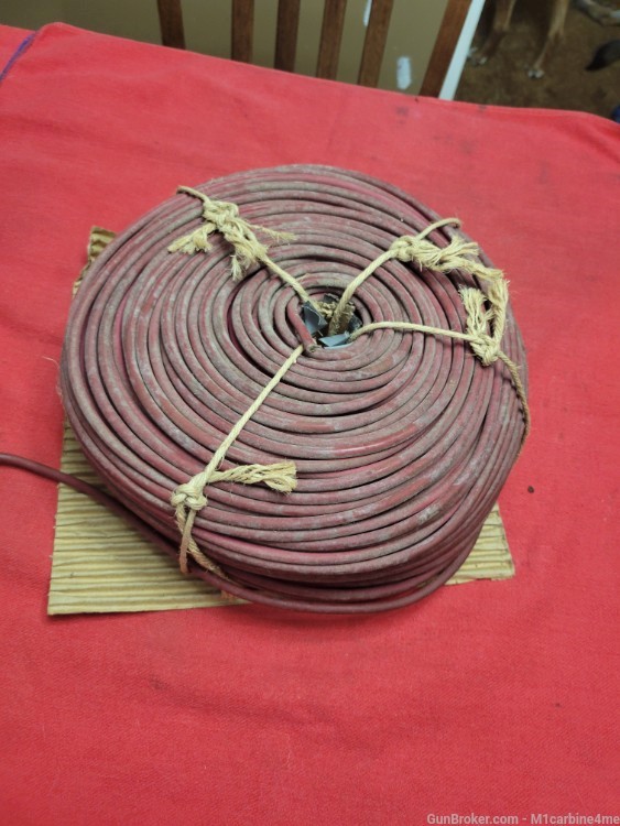 Original military red blasting  wire WWII or Korea-img-2