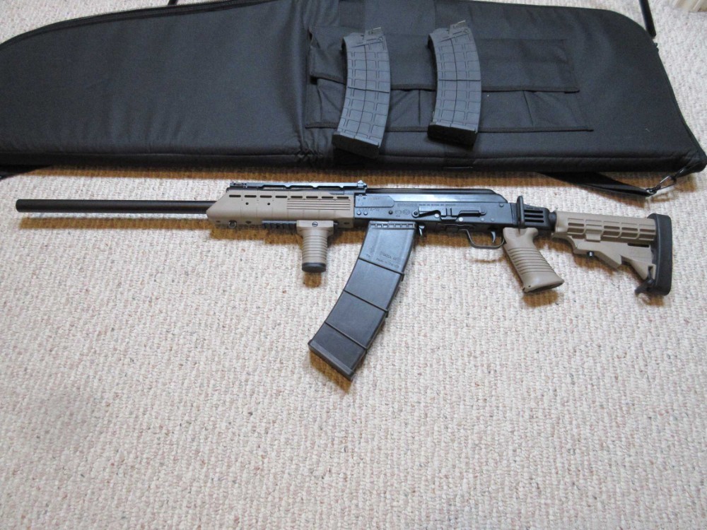 Izhmash Russian Kalashnikov Saiga 12ga 24" barrel 3" chamb 1998 3-10rd mags-img-0