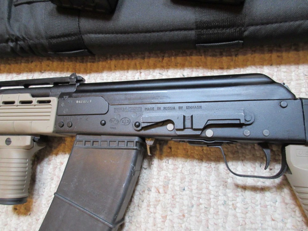 Izhmash Russian Kalashnikov Saiga 12ga 24" barrel 3" chamb 1998 3-10rd mags-img-2