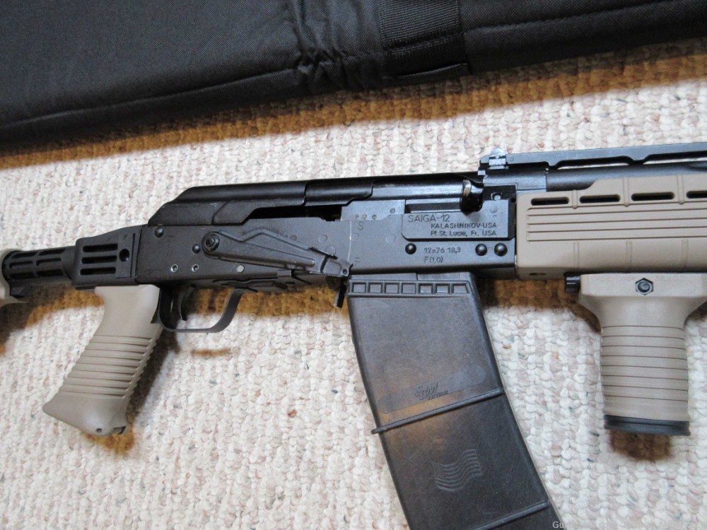 Izhmash Russian Kalashnikov Saiga 12ga 24" barrel 3" chamb 1998 3-10rd mags-img-6