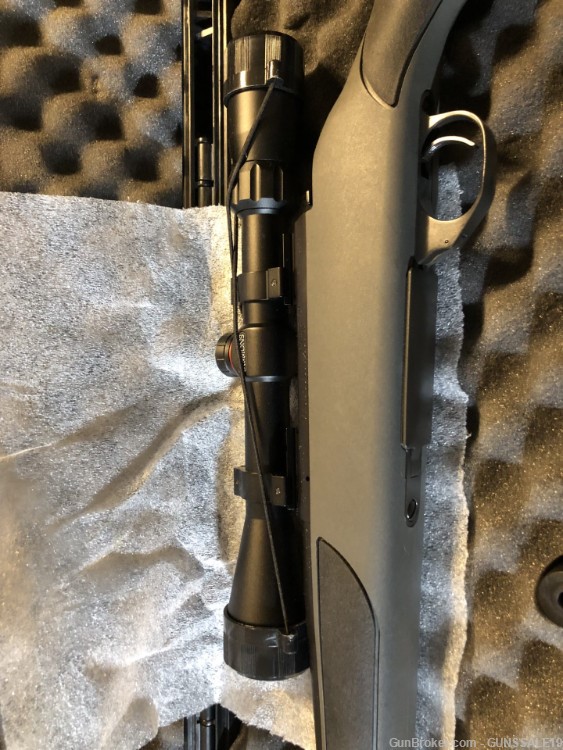 Weatherby Vanguard Synthetic 24" 243 Win with Case and Scope-img-0