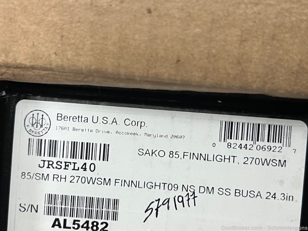 SAKO 85 Finnlight   stainless 270 WSM JRSFL40 New -img-8