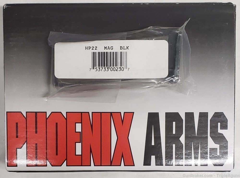 Phoenix Arms HP22 22lr nickel with extra magazine-img-9