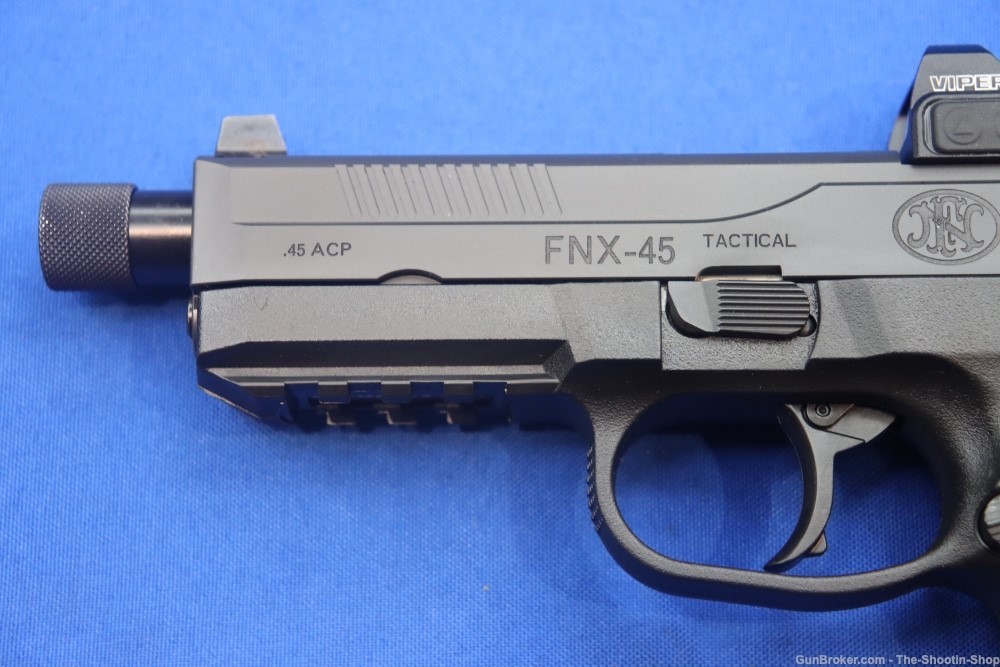 FN FNX45 Tactical Pistol 45ACP THREADED 15RD BLK FNX45T VORTEX VIPER FNX -img-3