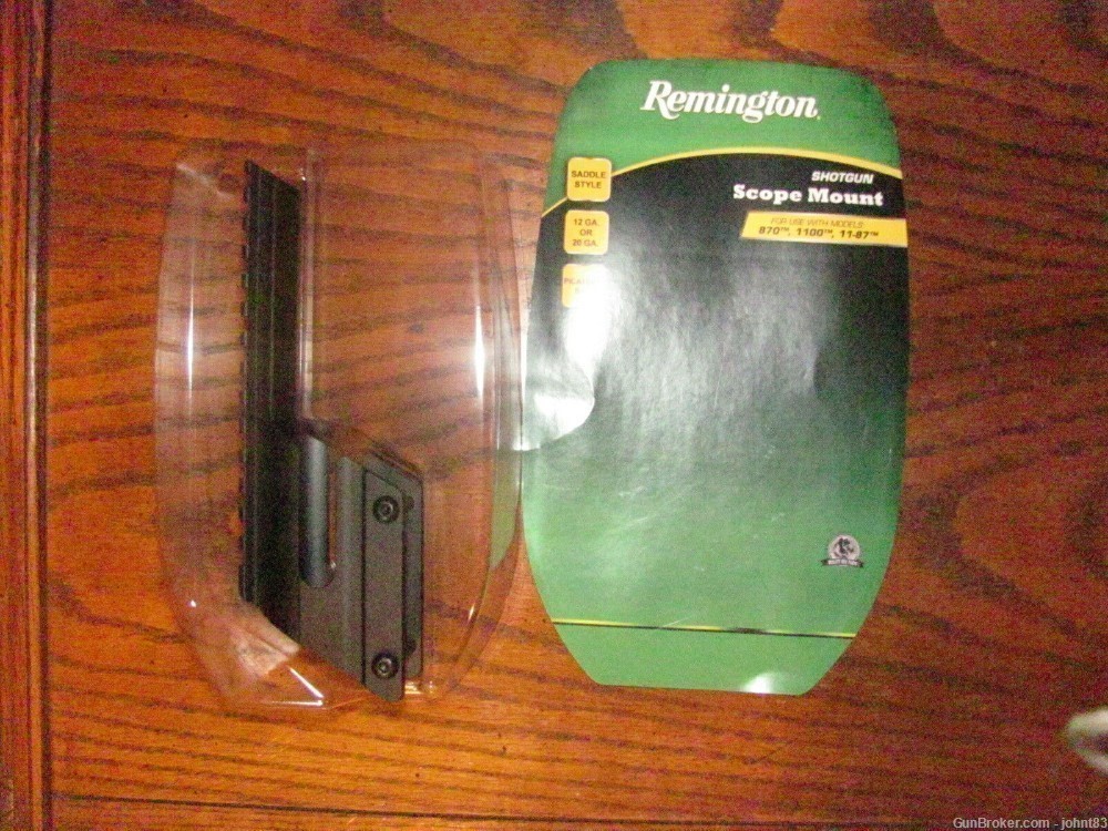 Remington Shotgun Scope saddle Mount 870 1100 11-87 New 12 ga. or 20 ga.-img-0