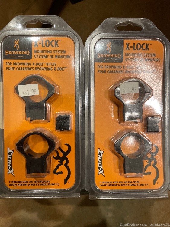 FREE SHIP! New Old Stock. Browning X Lock for X Bolt. 1” Med. gloss-img-0