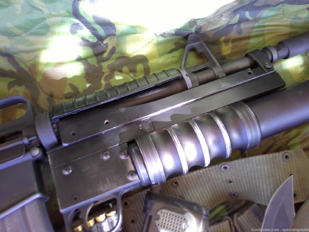 Colt Commando XM 177 Car-15 M203 Spikes 37mm Launcher MACV/SOG SF Vietnam-img-12