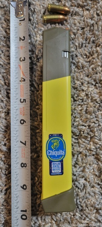 Chiquita Banana Clip 33 round Glock 9mm Magazine 9x19 9mm Luger 33rd-img-0