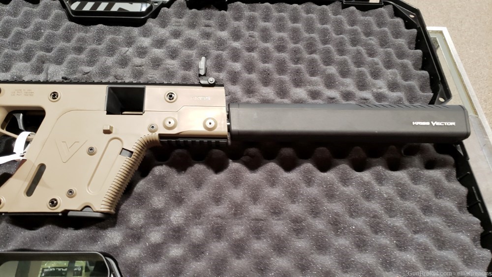 Kriss Vector CRB G2 16" Rifle FDE faux supp, Adj Stock 10mm  KV10-CFD20-img-6