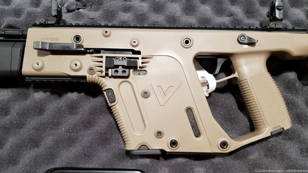 Kriss Vector CRB G2 16" Rifle FDE faux supp, Adj Stock 10mm  KV10-CFD20-img-3