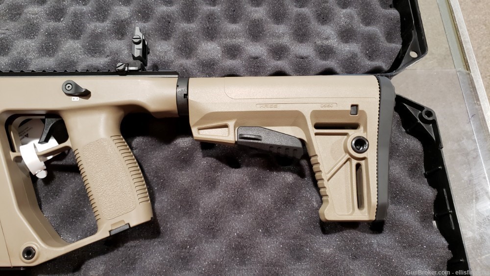 Kriss Vector CRB G2 16" Rifle FDE faux supp, Adj Stock 10mm  KV10-CFD20-img-2