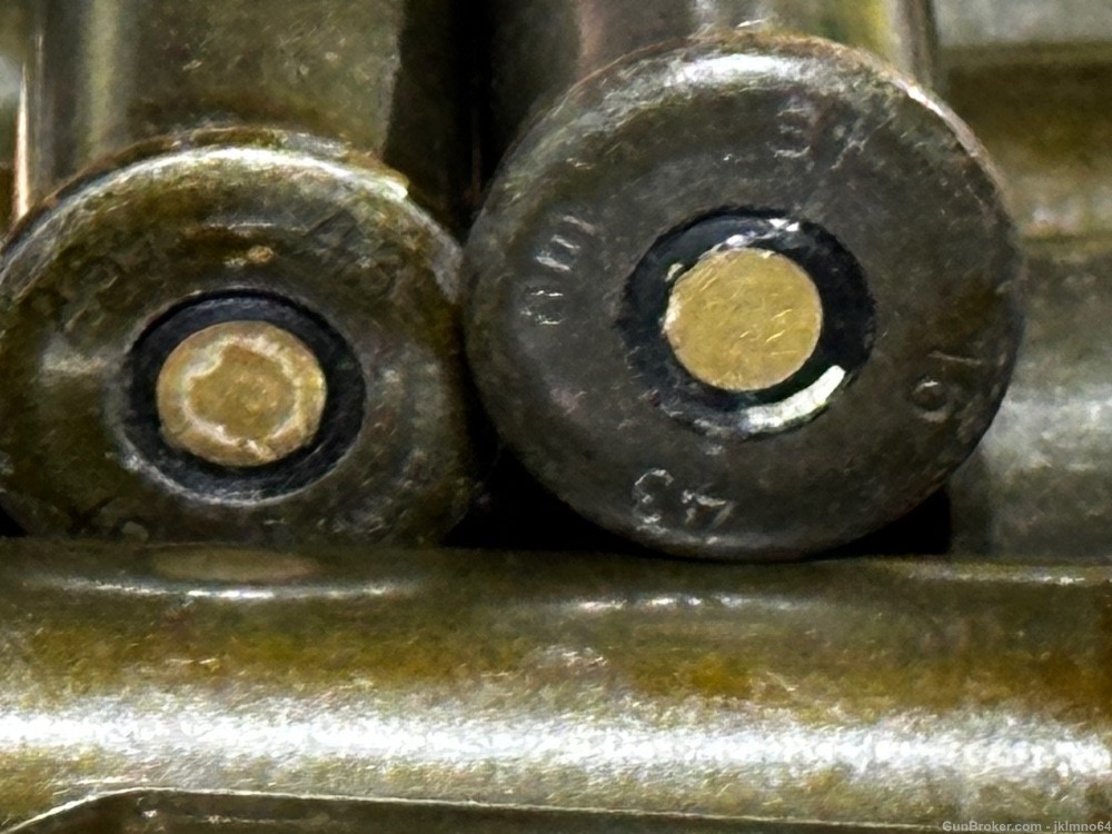 24 rounds of 6.5×54mm Mannlicher–Schönauer 6.5×54 6.5 Greek milsurp ammo-img-1