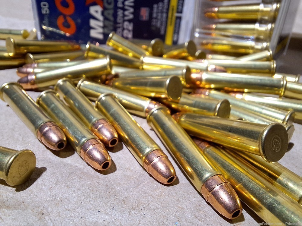22WMR AMMO CCi Maxi Mag 22 WMR HP hollow point 40gr ammunition bullets BULK-img-5