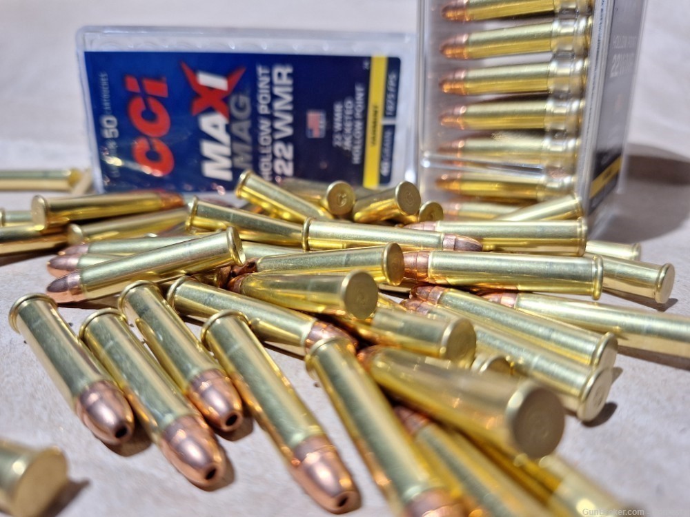 22WMR AMMO CCi Maxi Mag 22 WMR HP hollow point 40gr ammunition bullets BULK-img-2