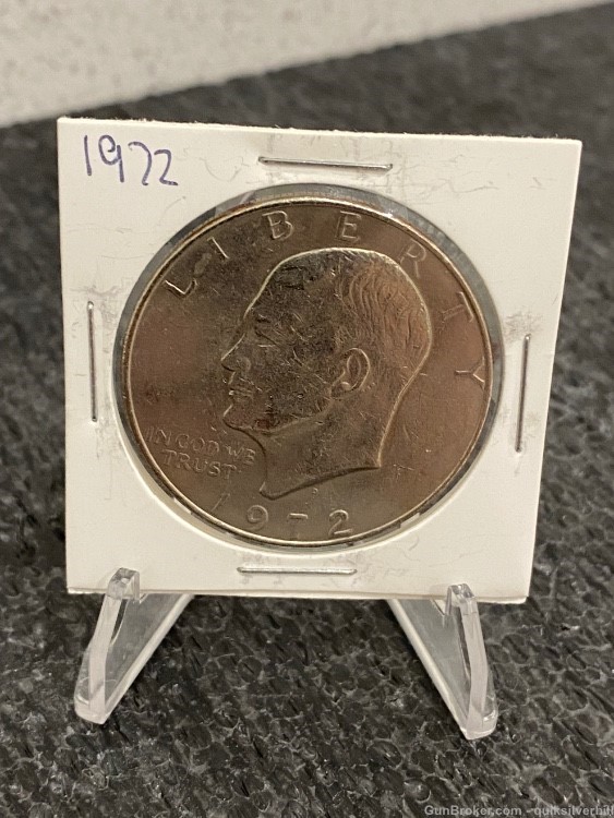 Beautiful 1972 D Dwight “Ike” Eisenhower Dollar Coin-img-0