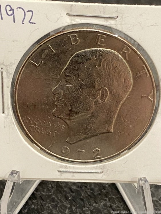 Beautiful 1972 D Dwight “Ike” Eisenhower Dollar Coin-img-2
