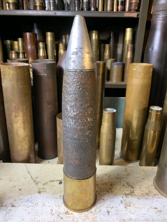 WW2 1936 dated German 75mm LEIG HE round -img-1