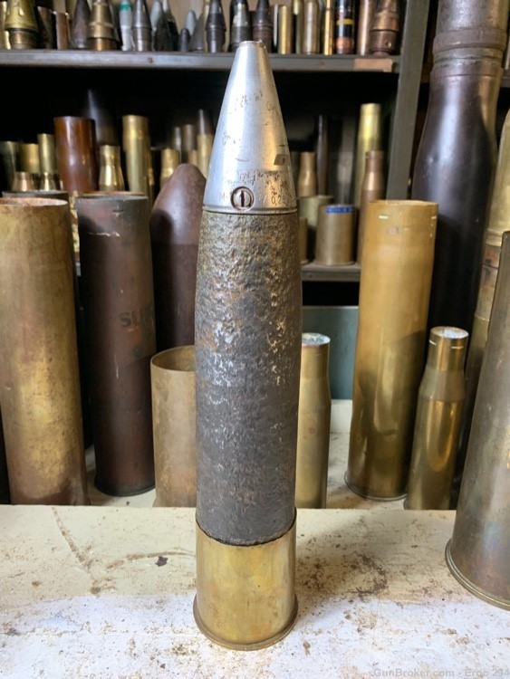 WW2 1936 dated German 75mm LEIG HE round -img-3