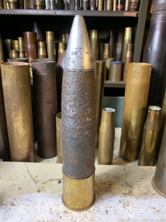 WW2 1936 dated German 75mm LEIG HE round -img-0