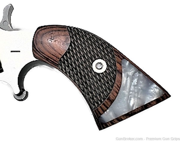 North American Arms NAA Grips for Magnum model Rosewood White Pearl -img-5